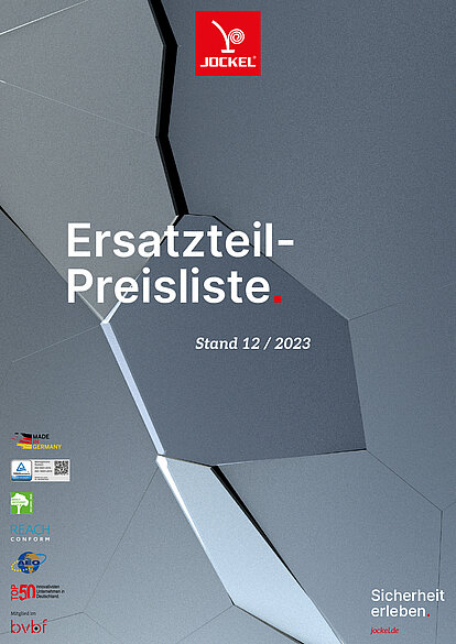 Jockel Ersatzteilpreisliste